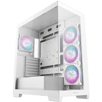 DeepCool CG580 4F , Tower-Gehäuse weiß, Tempered Glass x 2