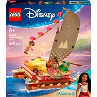 LEGO 43270 Disney Princess Vaianas Abenteuerfloß, Konstruktionsspielzeug 