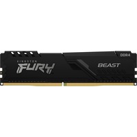 Kingston FURY DIMM 8 GB DDR4-3200  , Arbeitsspeicher schwarz, KF432C16BB/8, Beast, INTEL XMP