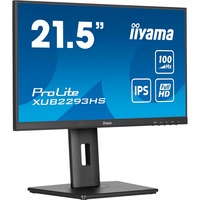 iiyama ProLite XUB2293HS-B6, LED-Monitor 54.5 cm (21.5 Zoll), schwarz (matt), FullHD, IPS, HDMI, DP, 100Hz Panel