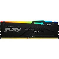 Kingston FURY DIMM 16 GB DDR5-5600  , Arbeitsspeicher schwarz, KF556C36BBEA-16, FURY Beast RGB, INTEL XMP, AMD EXPO