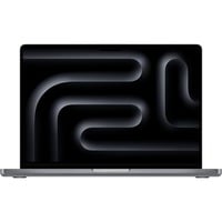 Apple MacBook Pro (14") 2023 CTO, Notebook grau, M3 10-Core GPU, MacOS, Amerikanisch, 36 cm (14.2 Zoll) & 120 Hz Display, 512 GB SSD