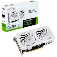 ASUS GeForce RTX 4060 DUAL OC EVO WHITE, Grafikkarte DLSS 3, 3x DisplayPort, 1x HDMI 2.1