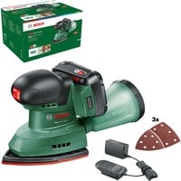 Bosch Akku-Multischleifer EasySander 18V-8 Set grün, Li-Ionen Akku 2,0Ah, POWER FOR ALL ALLIANCE