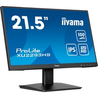 iiyama ProLite XU2293HS-B6, LED-Monitor 54.5 cm (21.5 Zoll), schwarz (matt), FullHD, IPS, HDMI, DP, 100Hz Panel