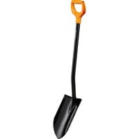 Fiskars Solid+ Spaten mit XL-Blatt schwarz/orange, 20,5cm