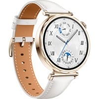 Huawei Watch GT5 41mm (Jana-B19L), Smartwatch gold, weißes Komposit-Armband