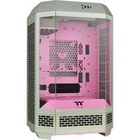 Thermaltake The Tower 300 , Tower-Gehäuse hellgrün/rosa, Tempered Glass