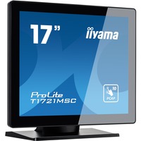 iiyama ProLite T1721MSC-B2, LED-Monitor 43 cm (17 Zoll), schwarz (matt), SXGA, TN, Touchscreen