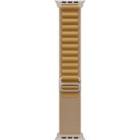 Apple 49 mm Alpine Loop, Uhrenarmband beige/titan, Größe L