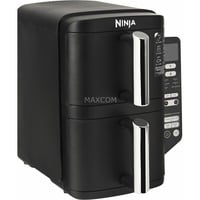 Ninja Double Stack 2-Ebenen Heißluftfritteuse SL300EU schwarz, 2.470 Watt, 2 Körbe je 3,8 Liter