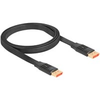 DeLOCK DisplayPort Flachbandkabel 8K 60Hz schwarz, 1 Meter