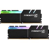 G.Skill DIMM 64 GB DDR4-2666 (2x 32 GB) Dual-Kit, Arbeitsspeicher schwarz, F4-2666C19D-64GTZR, Trident Z RGB, INTEL XMP