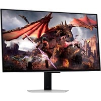 SAMSUNG Odyssey QD-OLED G80SD S32DG800SU, Gaming-Monitor 80 cm (32 Zoll), silber, UltraHD/4K, HDR, Fernbedienung, 240Hz Panel