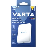 VARTA Wireless Powerbank Mag Pro, 5.000mAh weiß, MagSafe