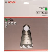 Bosch Kreissägeblatt Optiline Wood, Ø 230mm, 24Z Bohrung 30mm, für Handkreissägen