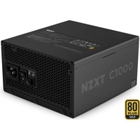NZXT C1000 Gold ATX 3.1, PC-Netzteil schwarz, 1x 16-Pin Grafikkarten Stecker, 6x PCIe, Kabel-Management, 1000 Watt