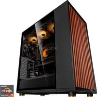 ALTERNATE Gaming-PC Design Edition • RTX 4070 SUPER • AMD Ryzen™ 7 7800X3D • 32 GB RAM schwarz/holz, Windows 11 Home 64-Bit