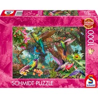 Schmidt Spiele Farbenspiel der Kolibris, Puzzle 1000 Teile