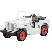 COBI Jeep Willys CJ-2A, Konstruktionsspielzeug weiß