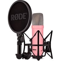 Rode Microphones NT1 Signature +XLR-Kabel+Desktop Studio Arm , Mikrofon pink, Bundle