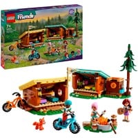 LEGO 42624 Friends Gemütliche Hütten im Abenteuercamp, Konstruktionsspielzeug 