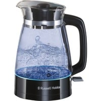 Russell Hobbs Wasserkocher Glas 26080-70 schwarz/chrom, 1,7 Liter