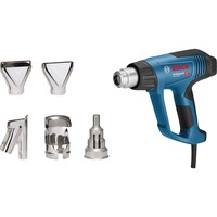 Bosch Heißluftgebläse GHG 23-66 Professional + 5-teilges Zubehör blau/schwarz, 2.300 Watt, Koffer