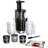 Bosch Slow Juicer VitaExtract, Entsafter schwarz/edelstahl, 150 Watt, Saftbehälter 1 Liter