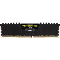 Corsair DIMM 4 GB DDR4-2400  , Arbeitsspeicher schwarz, CMK4GX4M1A2400C16, Vengeance LPX, INTEL XMP