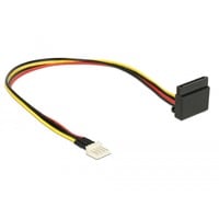 DeLOCK Kabel Power Floppy 4Pin (Stecker) > SATA 15Pin (Buchse) 30cm