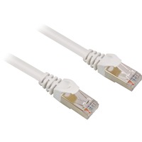 Sharkoon Patchkabel RJ45 Stecker > RJ45 Stecker CAT.6 S/FTP weiß, 1,5 Meter