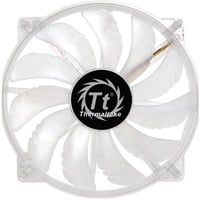 Thermaltake Pure 20 LED 200x200x30, Gehäuselüfter transparent, 200 mm