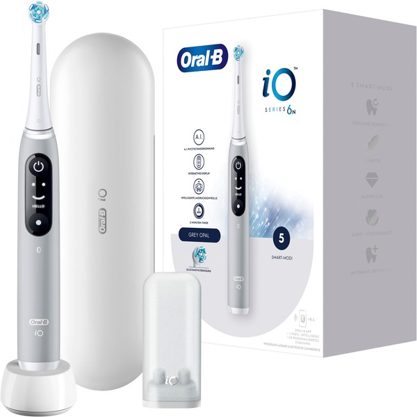 Oral-B Oral-B IO Series 6, Elektrische Zahnbürste Grau, Grey Opal